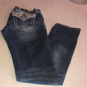Miss me straight leg jeans.  Like new